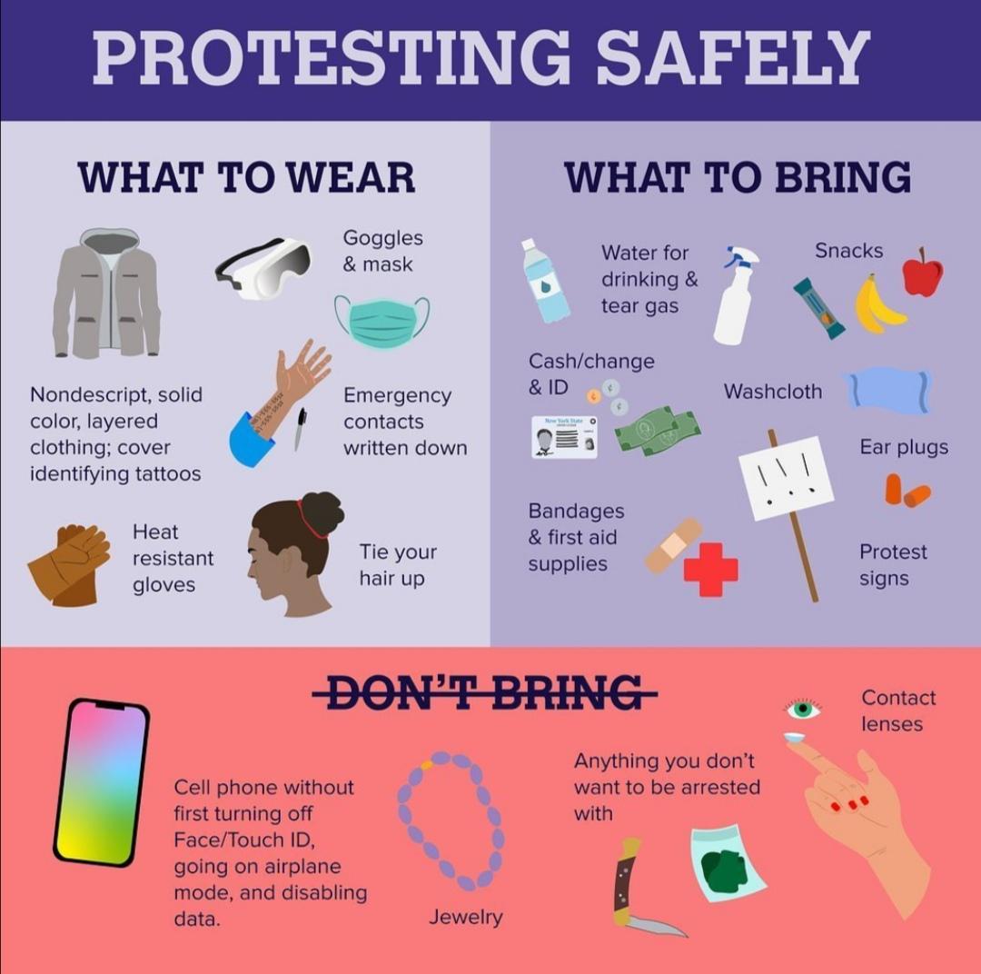 Safe Protesting Tips