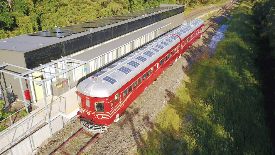 Solar Powered Train