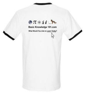 Basic Knowledge 101.com  Shirt Back