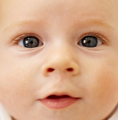 Eyes of a Baby Close Up